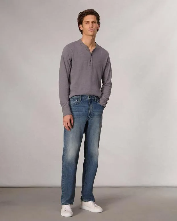 Men TShirts and Henleys Rag and Bone Classic Flame Henley Dark Grey