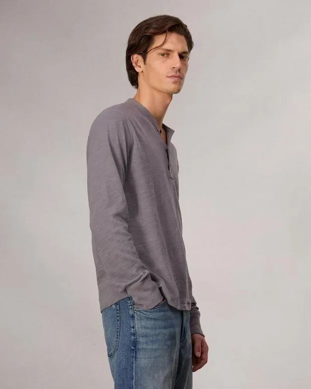 Men TShirts and Henleys Rag and Bone Classic Flame Henley Dark Grey