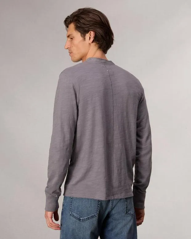 Men TShirts and Henleys Rag and Bone Classic Flame Henley Dark Grey
