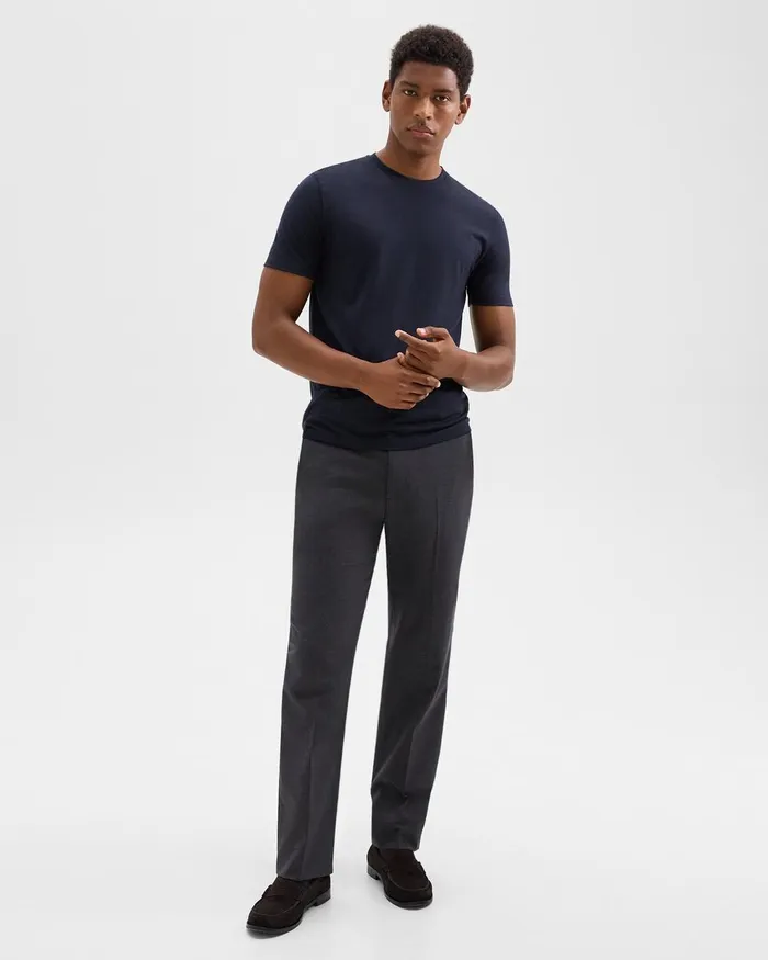 Men TShirts Polos Theory Dorian Tee In Active Knit Baltic
