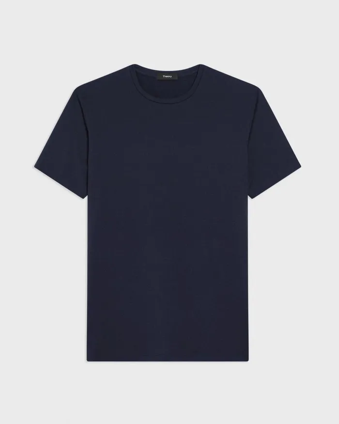 Men TShirts Polos Theory Dorian Tee In Active Knit Baltic
