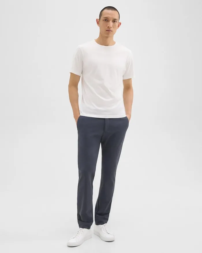 Men TShirts Polos Theory Precise Tee In Pima Cotton Jersey White