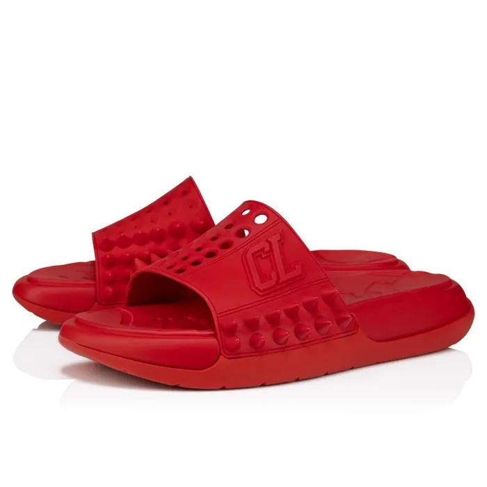 Men Take It Easy Mules 8211 Rubber 8211 Loubi Christian Louboutin Sandals and Espadrilles