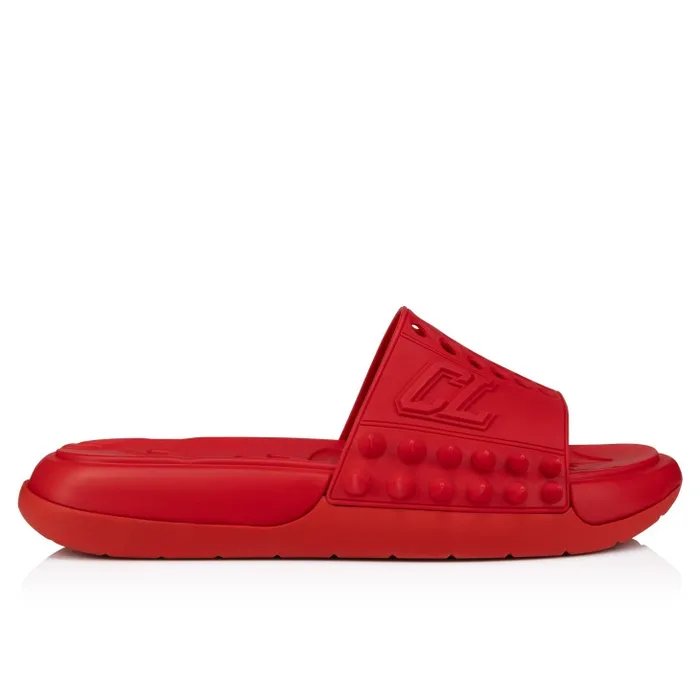 Men Take It Easy Mules 8211 Rubber 8211 Loubi Christian Louboutin Sandals and Espadrilles