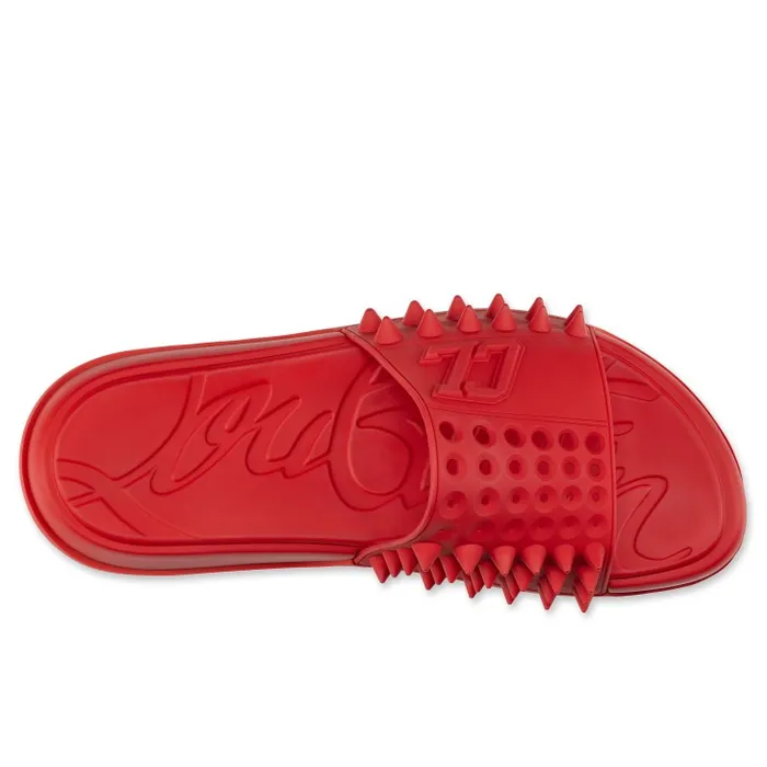 Men Take It Easy Mules 8211 Rubber 8211 Loubi Christian Louboutin Sandals and Espadrilles