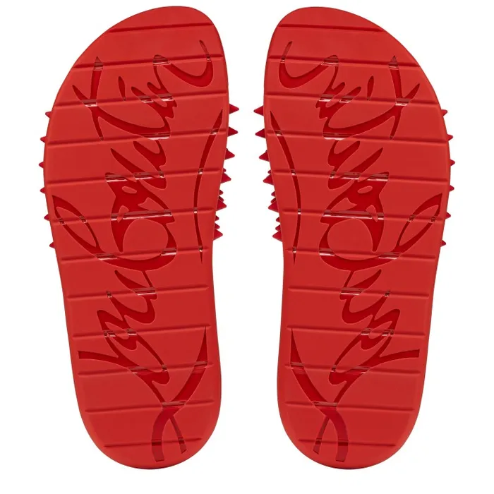 Men Take It Easy Mules 8211 Rubber 8211 Loubi Christian Louboutin Sandals and Espadrilles