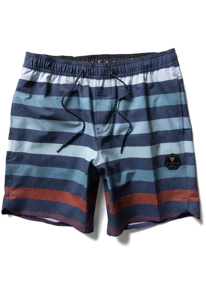 Men Vissla Parallels 1758243 Ecolastic Dark Naval Boardshorts