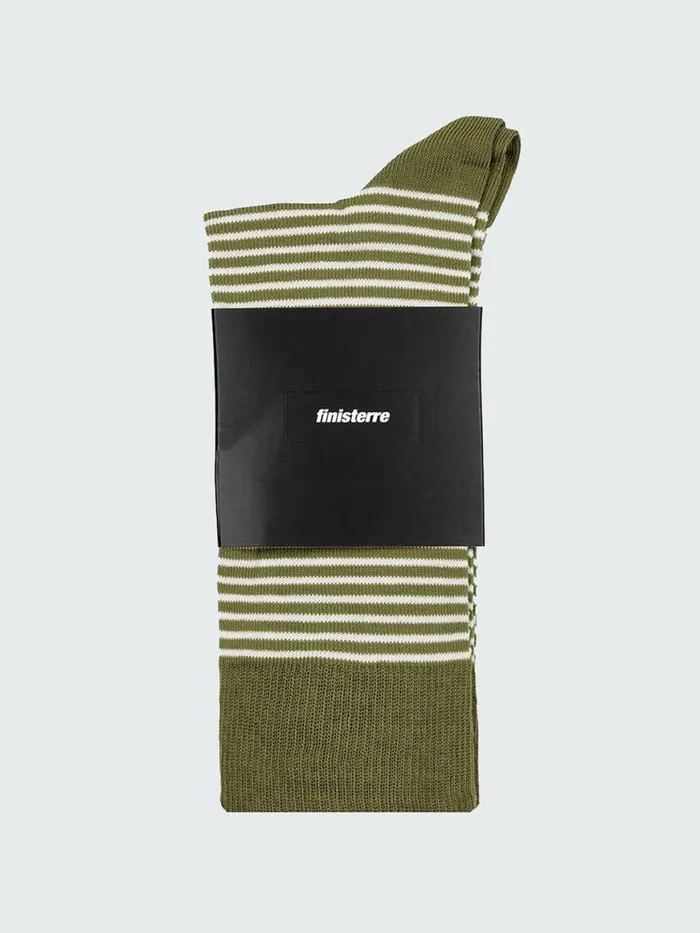 MenWomen Holm Sock Olive Ecru Finisterre Socks