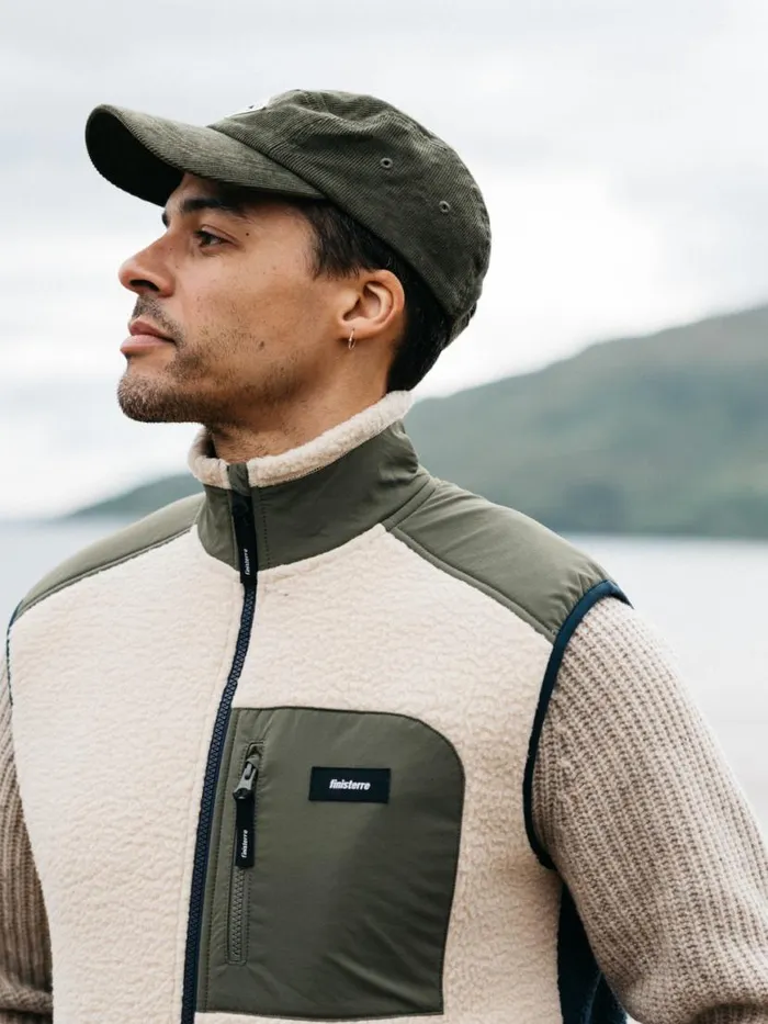 MenWomen Jetty Diamond Cord Cap Olive Finisterre Hats and Beanies
