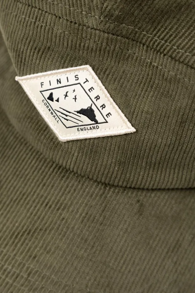 MenWomen Jetty Diamond Cord Cap Olive Finisterre Hats and Beanies
