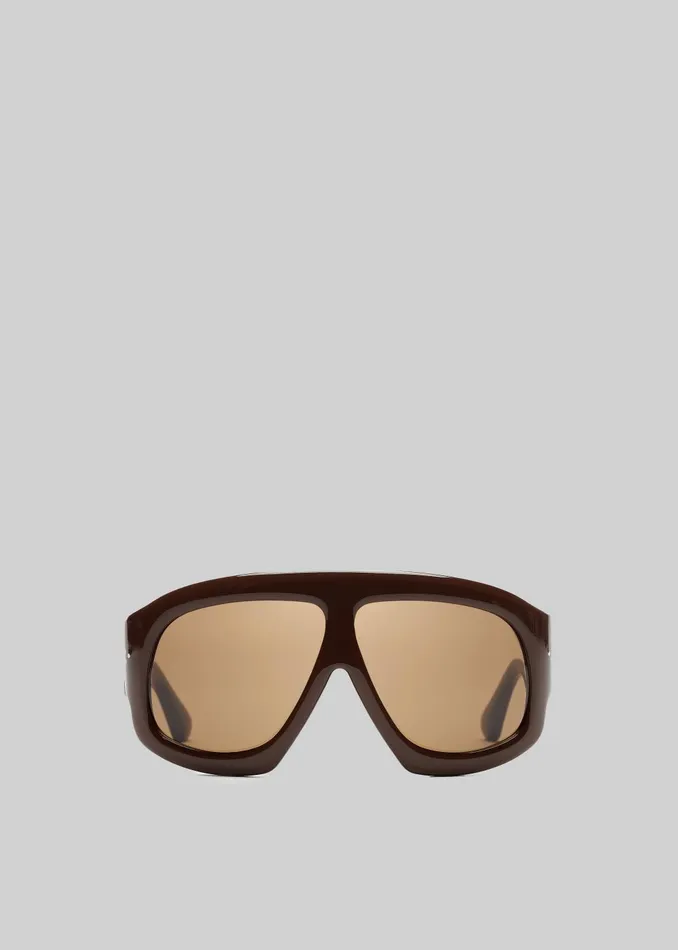 MenWomen Port Tanger Mari Sunglasses 8211 Alkakaw AcetateTobacco The Frankie Shop