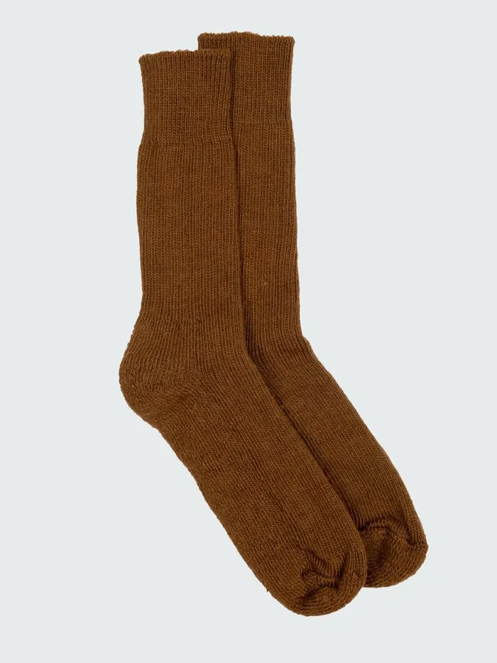 MenWomen Ribbed Sock Sable Finisterre Socks