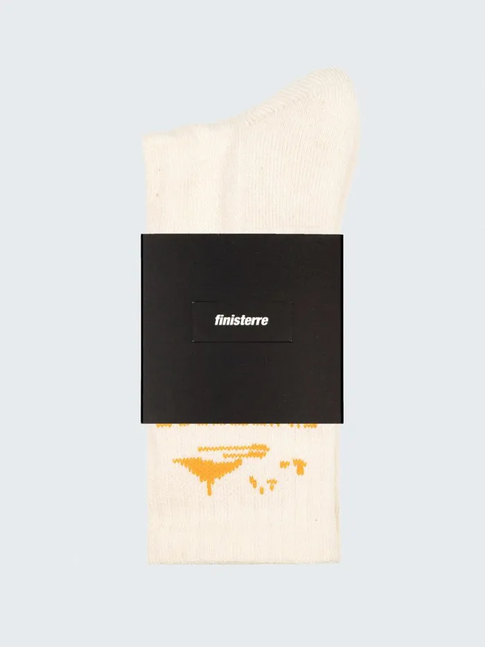 MenWomen Rossby Sports Sock Pendant Ecruflame Finisterre Socks