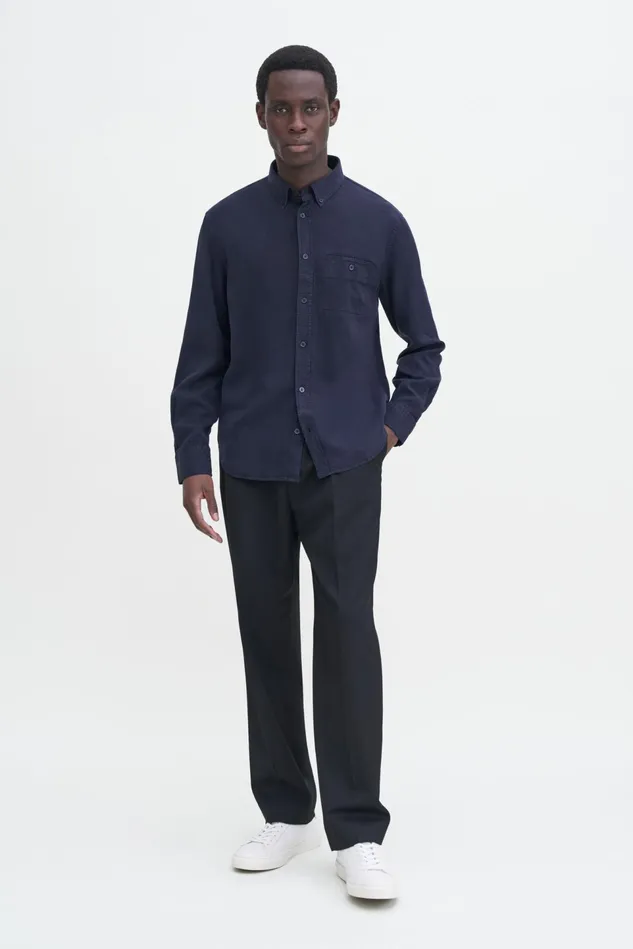 Men Zachary Shirt Navy Filippa K Shirts