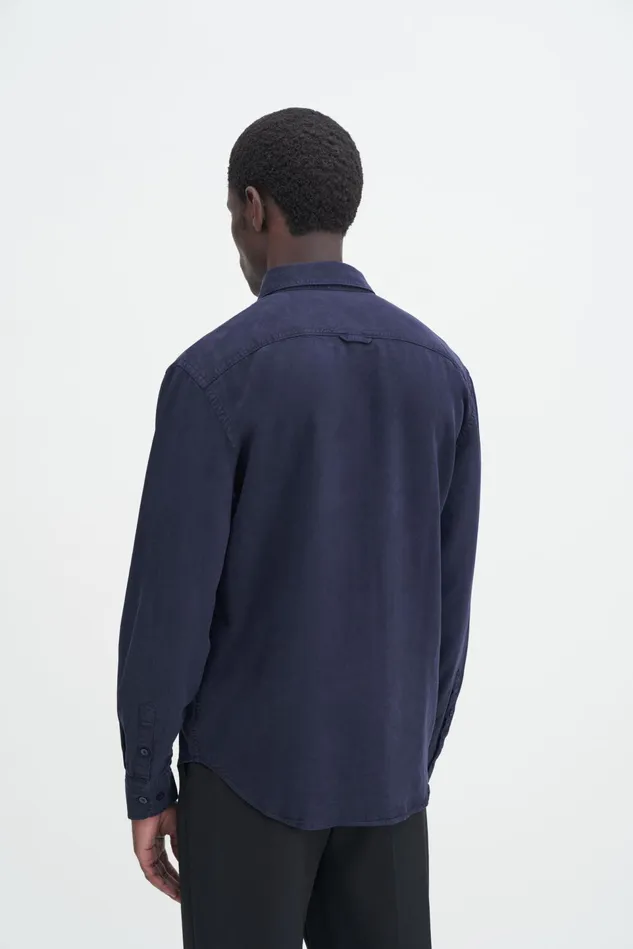 Men Zachary Shirt Navy Filippa K Shirts