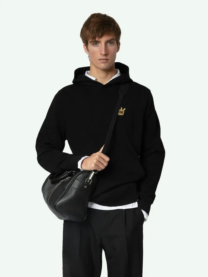 Men Zadig and Voltaire Sweatshirts and Hoodies Sanchi Sweatshirt Black Men Zadig and Voltaire Sweatshirts and Hoodies Sanchi Sweatshirt Black