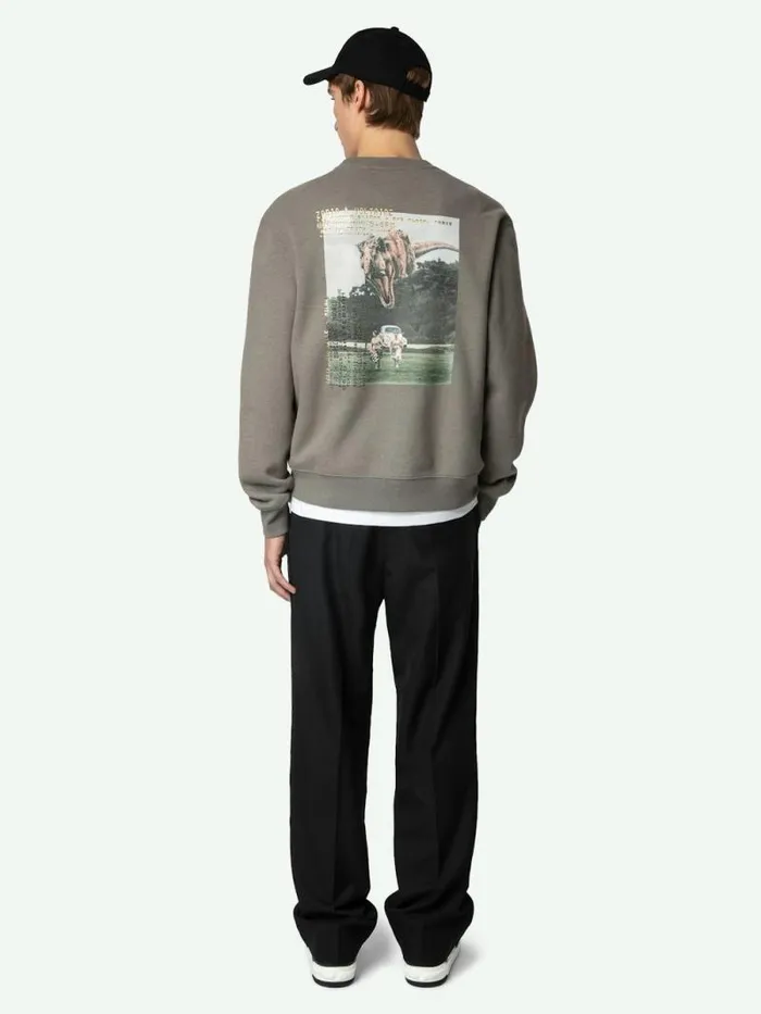 Men Zadig and Voltaire Sweatshirts and Hoodies Simba Sweatshirt Medium Grey Men Zadig and Voltaire Sweatshirts and Hoodies Simba Sweatshirt Medium Grey