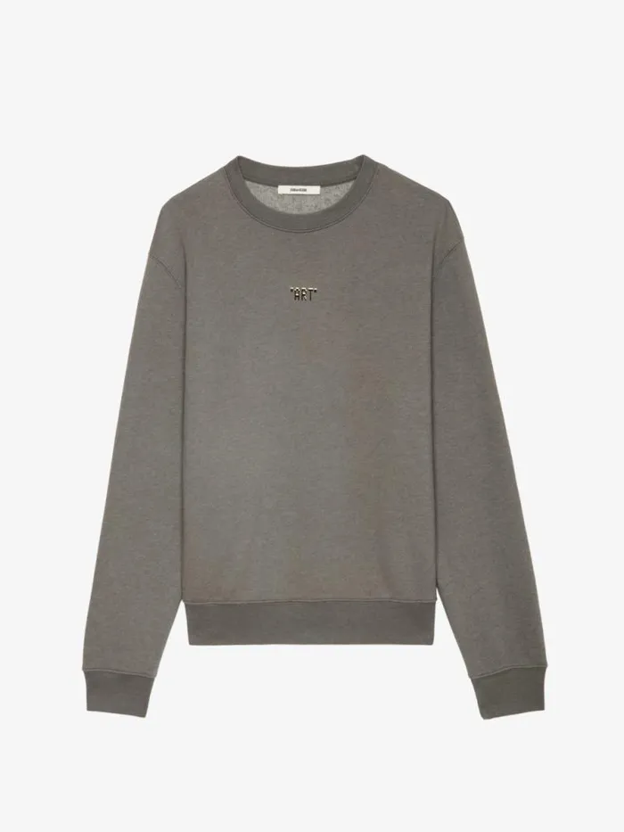 Men Zadig and Voltaire Sweatshirts and Hoodies Simba Sweatshirt Medium Grey Men Zadig and Voltaire Sweatshirts and Hoodies Simba Sweatshirt Medium Grey