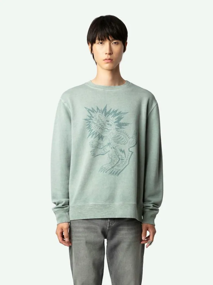 Men Zadig and Voltaire Sweatshirts and Hoodies Simba Sweatshirt Nebulous Men Zadig and Voltaire Sweatshirts and Hoodies Simba Sweatshirt Nebulous