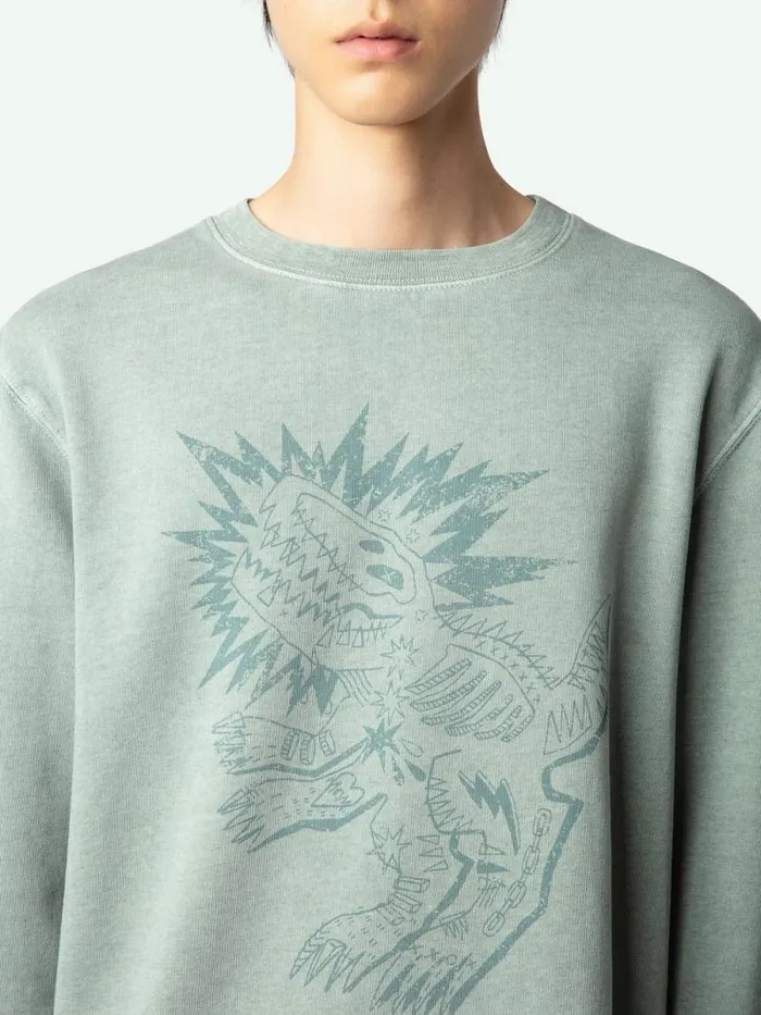 Men Zadig and Voltaire Sweatshirts and Hoodies Simba Sweatshirt Nebulous Men Zadig and Voltaire Sweatshirts and Hoodies Simba Sweatshirt Nebulous
