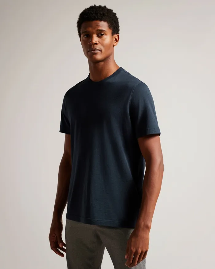 Men ZEPPEL 8211 Cashmere Blend TShirt Navyblue Ted Baker Tops Men ZEPPEL 8211 Cashmere Blend TShirt Navyblue Ted Baker Tops