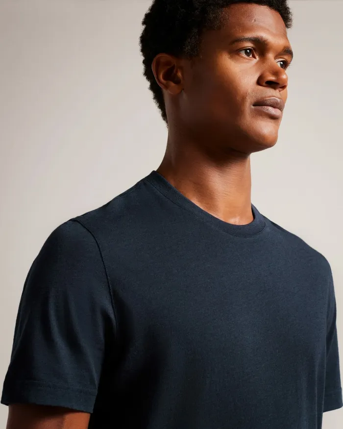 Men ZEPPEL 8211 Cashmere Blend TShirt Navyblue Ted Baker Tops Men ZEPPEL 8211 Cashmere Blend TShirt Navyblue Ted Baker Tops