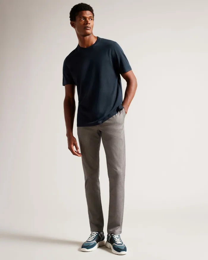 Men ZEPPEL 8211 Cashmere Blend TShirt Navyblue Ted Baker Tops Men ZEPPEL 8211 Cashmere Blend TShirt Navyblue Ted Baker Tops