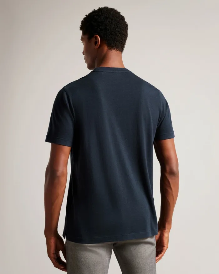 Men ZEPPEL 8211 Cashmere Blend TShirt Navyblue Ted Baker Tops Men ZEPPEL 8211 Cashmere Blend TShirt Navyblue Ted Baker Tops