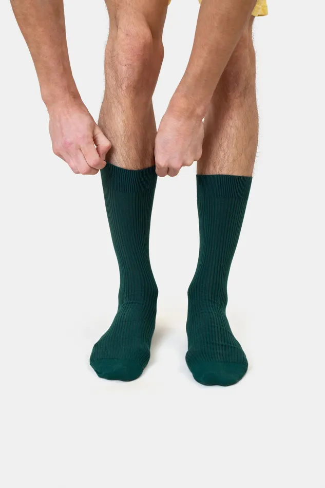 Merino Wool Blend Sock 8211 Emerald Green Men Socks Colorfulstandard