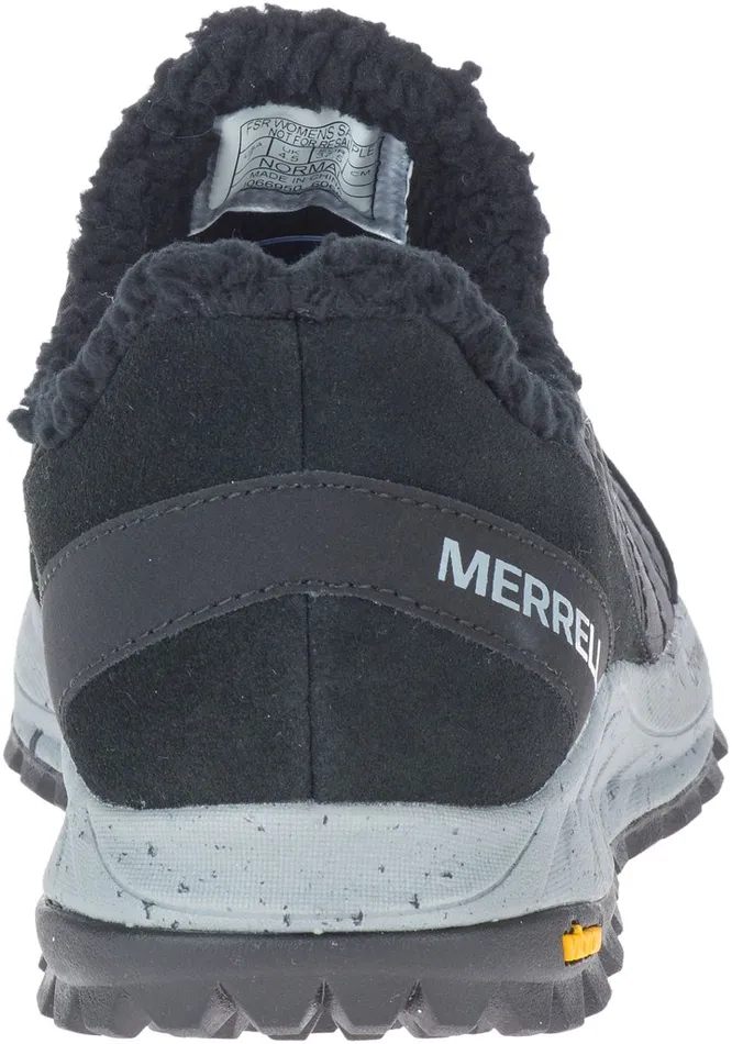 Merrell Antora Sneaker Moc Wide Width Black Women SlipOns