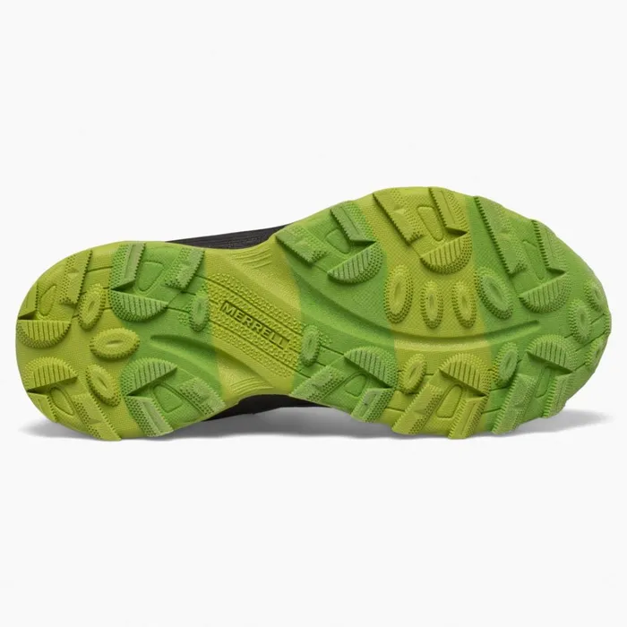 Merrell Big Moab Speed Low Waterproof Deep Greenblack Kids Sneakers