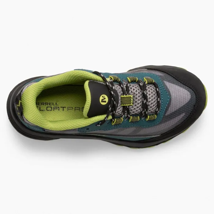 Merrell Big Moab Speed Low Waterproof Deep Greenblack Kids Sneakers