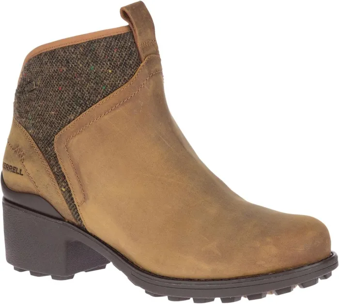 Merrell Chateau Ii Mid Pull Waterproof Nutmeg Women Boots