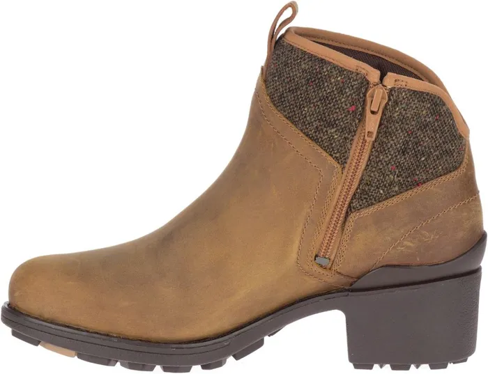 Merrell Chateau Ii Mid Pull Waterproof Nutmeg Women Boots