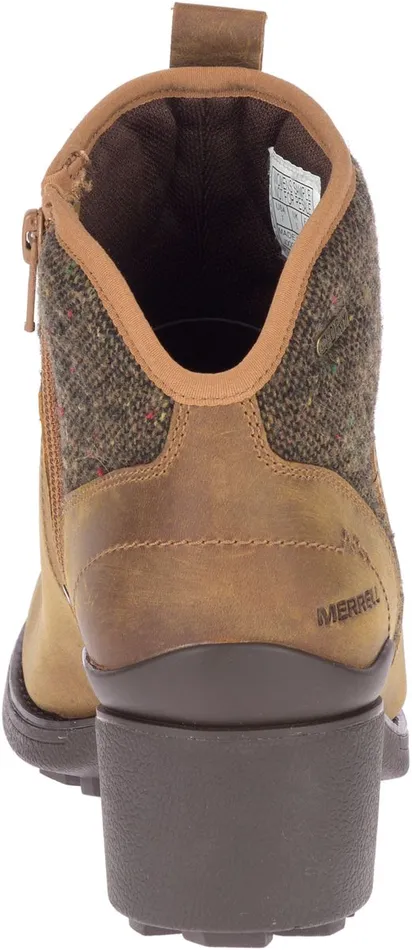 Merrell Chateau Ii Mid Pull Waterproof Nutmeg Women Boots