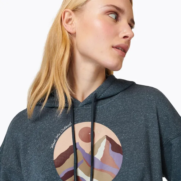 Merrell Circle Outside Hoody Navy Heather Women Tops