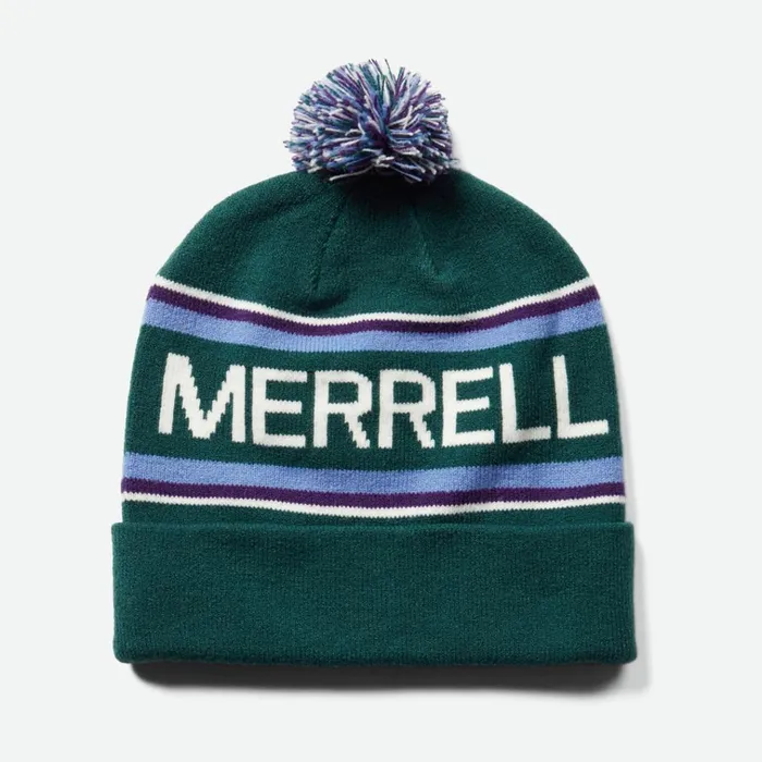 Merrell College Pom Beanie Sea Moss MenWomen Hats