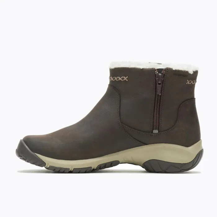 Merrell Encore 4 Bluff Zip Polar Waterproof Wide Width Espresso Women Boots