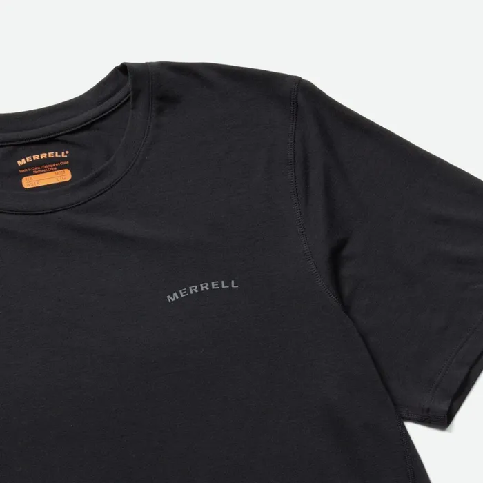Merrell Everyday Tee With Tencel Black Men Tops