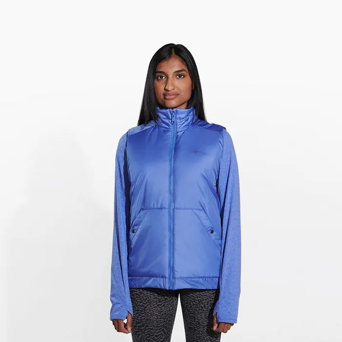 Merrell Geotex Insulated Vest Baja Blue Women Tops