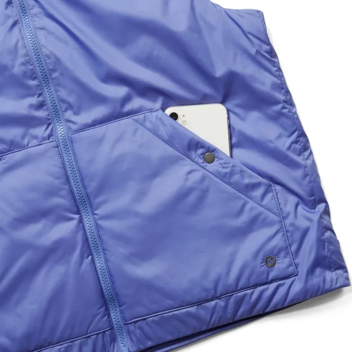 Merrell Geotex Insulated Vest Baja Blue Women Tops