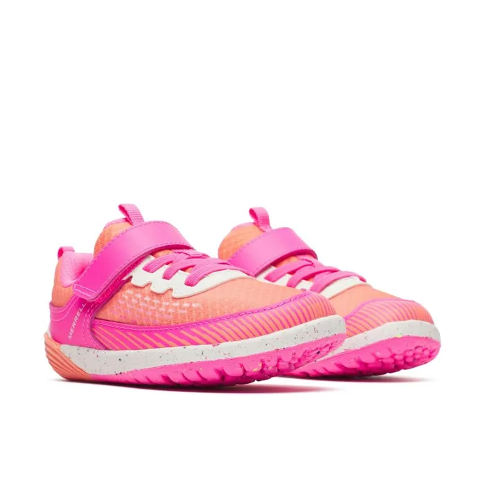 Merrell Little Bare Steps Sport Pinkorange Kids Easy On Easy Off