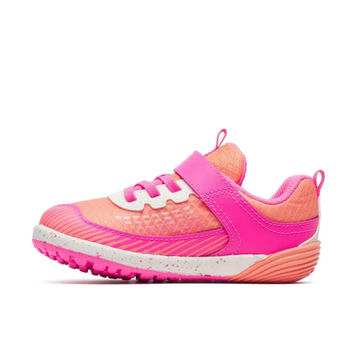 Merrell Little Bare Steps Sport Pinkorange Kids Easy On Easy Off