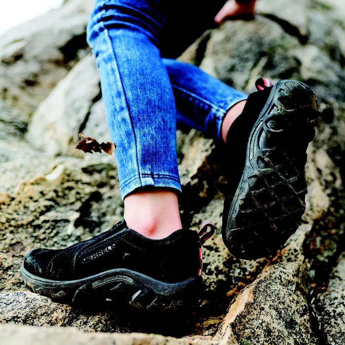Merrell Little Jungle Moc Black Kids Wide Widths