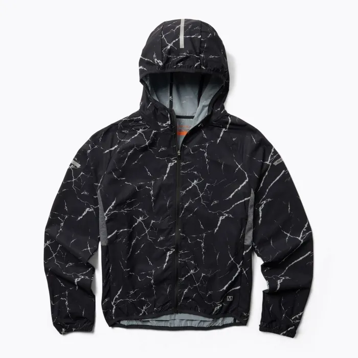 Merrell Trail Running Jacket Lightning Print Women Outerwear