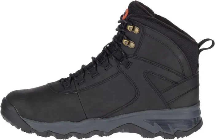 Merrell Vego Thermo Mid Leather Waterproof Black Men Winter Boots