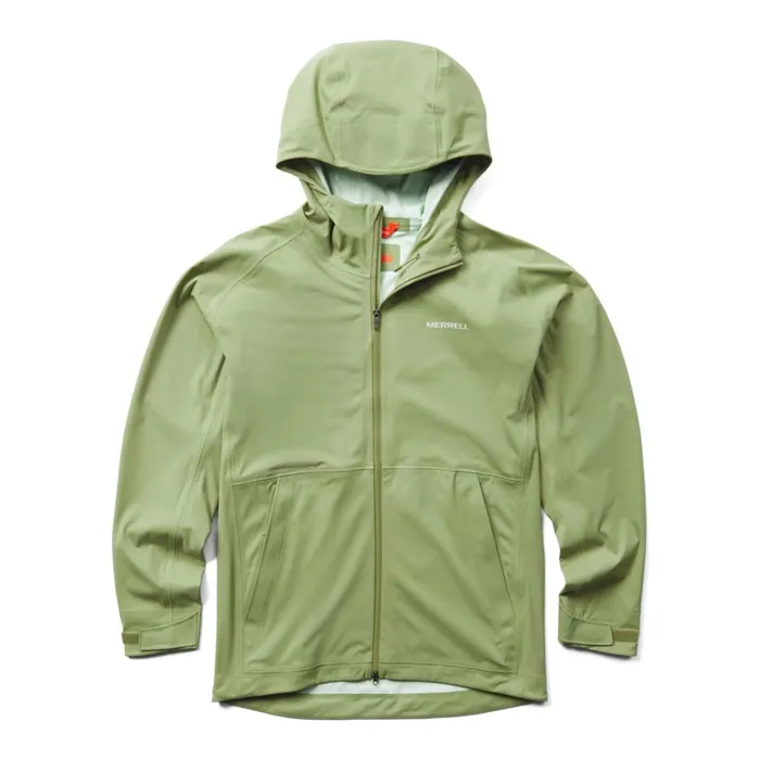 Merrell Whisper Rain Shell Mosstone Women Outerwear