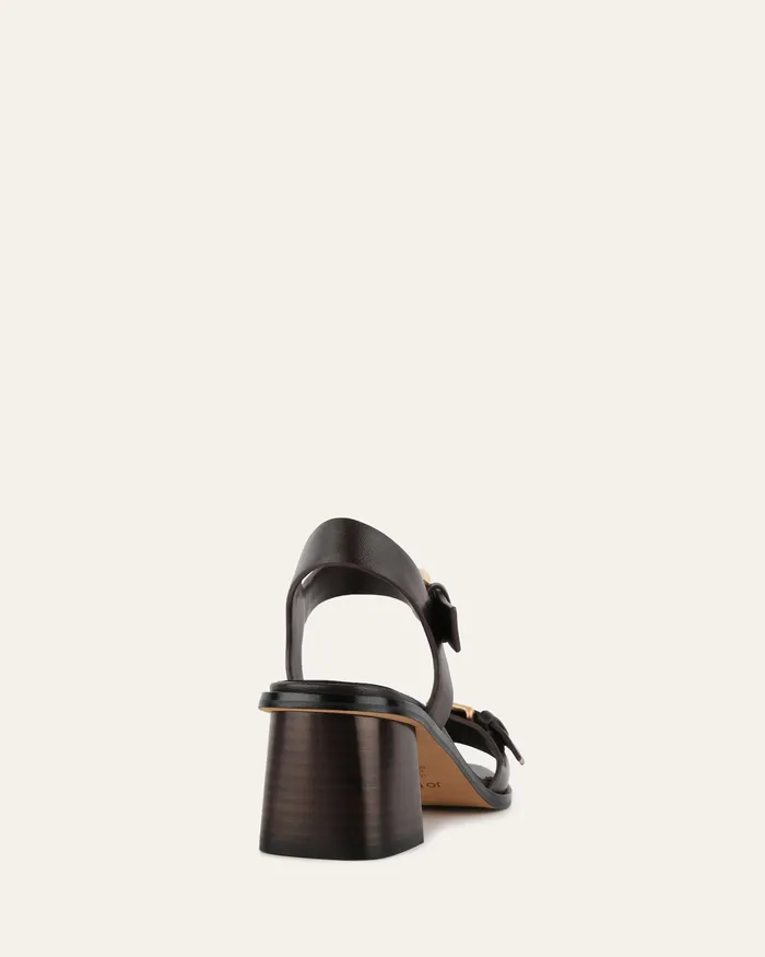 MID HEELS Winona mid heel sandals cacao leather jomercer Women