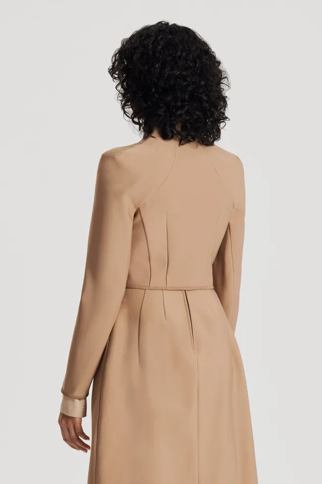 MILANO ZIP JACKET CAMEL Jackets Scanlan Theodore Women MILANO ZIP JACKET CAMEL Jackets Scanlan Theodore Women