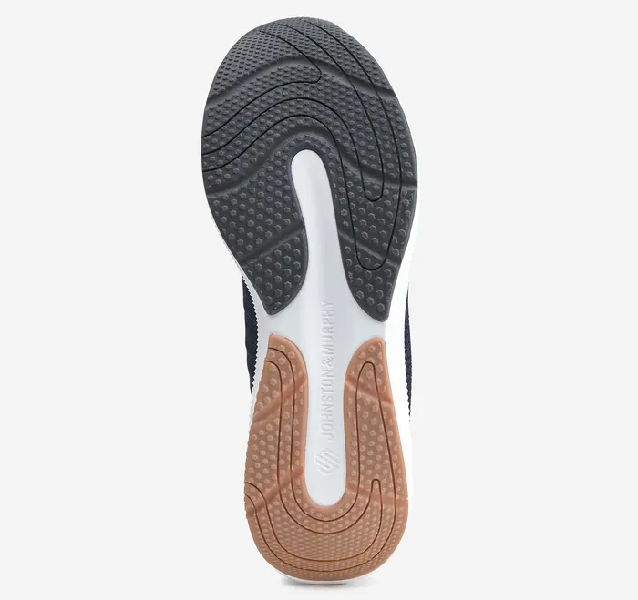 Miles Knit LaceUp Navy Knit Shoes Johnston and Murphy Men